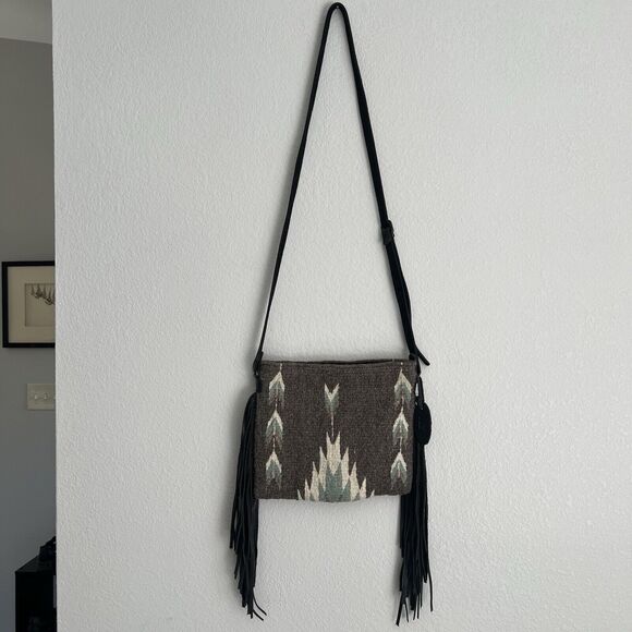 MZ Fringe Smoky Quartz Fringe Bag - Picture 2 of 7